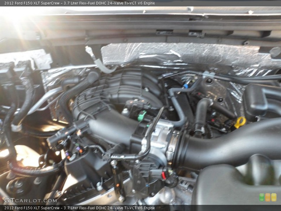 3.7 Liter Flex-Fuel DOHC 24-Valve Ti-VCT V6 Engine for the 2012 Ford F150 #57171296