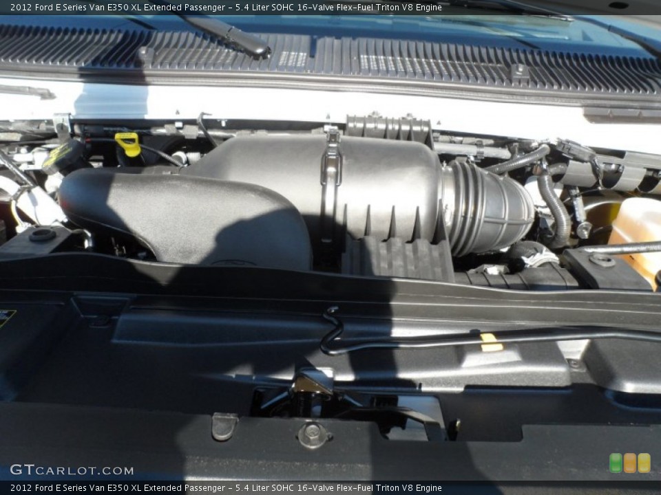 5.4 Liter SOHC 16-Valve Flex-Fuel Triton V8 Engine for the 2012 Ford E Series Van #57172981