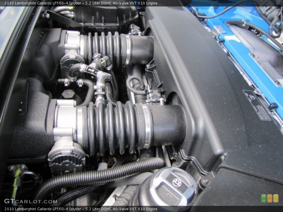 5.2 Liter DOHC 40-Valve VVT V10 Engine for the 2010 Lamborghini Gallardo #57176476