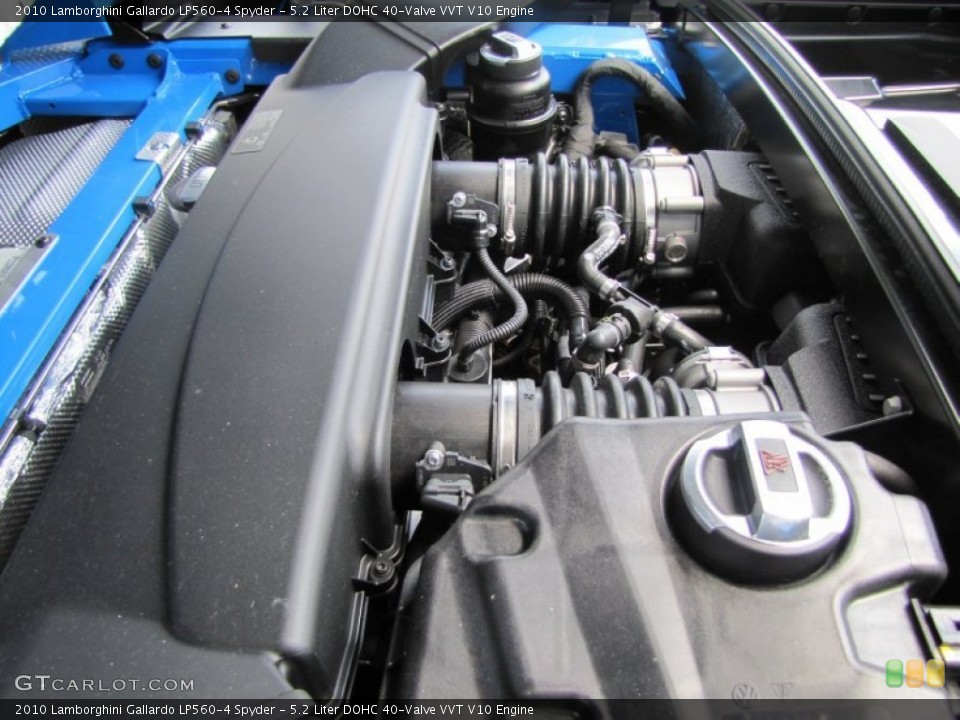 5.2 Liter DOHC 40-Valve VVT V10 Engine for the 2010 Lamborghini Gallardo #57176485