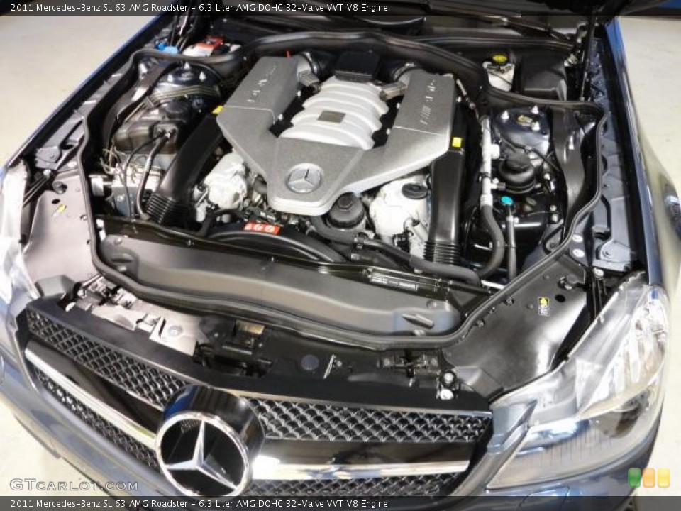 6.3 Liter AMG DOHC 32-Valve VVT V8 Engine for the 2011 Mercedes-Benz SL #57183170