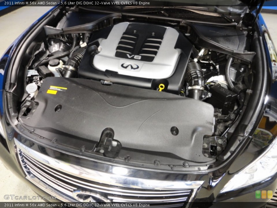 5.6 Liter DIG DOHC 32-Valve VVEL CVTCS V8 Engine for the 2011 Infiniti M #57184201