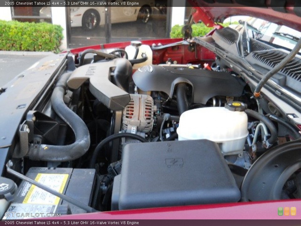5.3 Liter OHV 16-Valve Vortec V8 Engine for the 2005 Chevrolet Tahoe #57191052