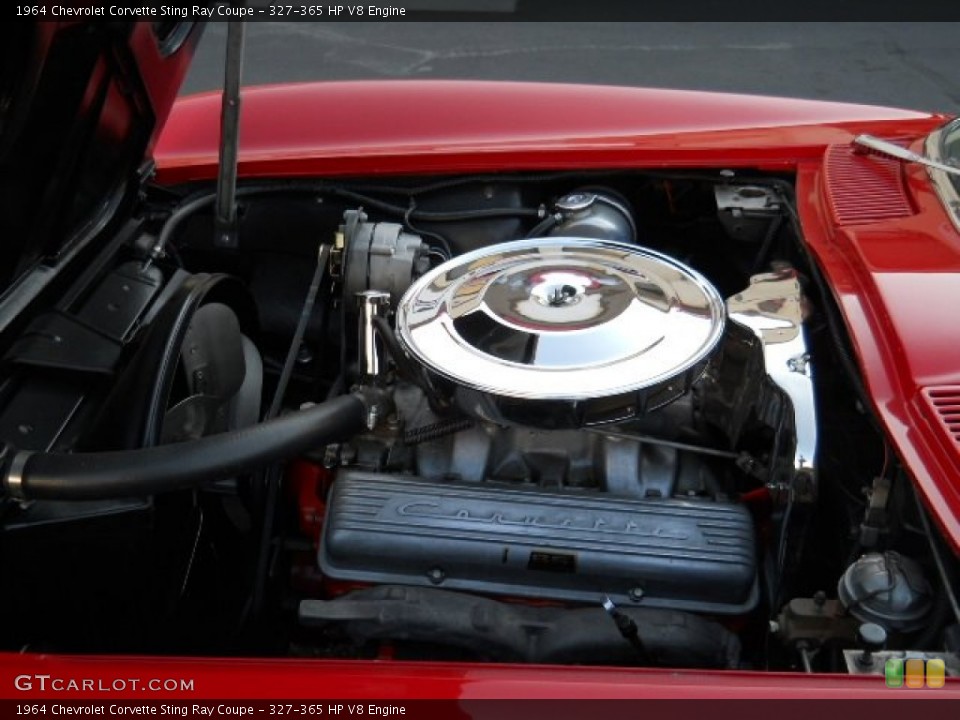 327-365 HP V8 1964 Chevrolet Corvette Engine