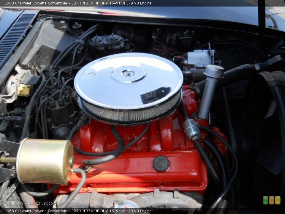 327 cid 350 HP OHV 16-Valve L79 V8 Engine for the 1968 Chevrolet Corvette #57192423