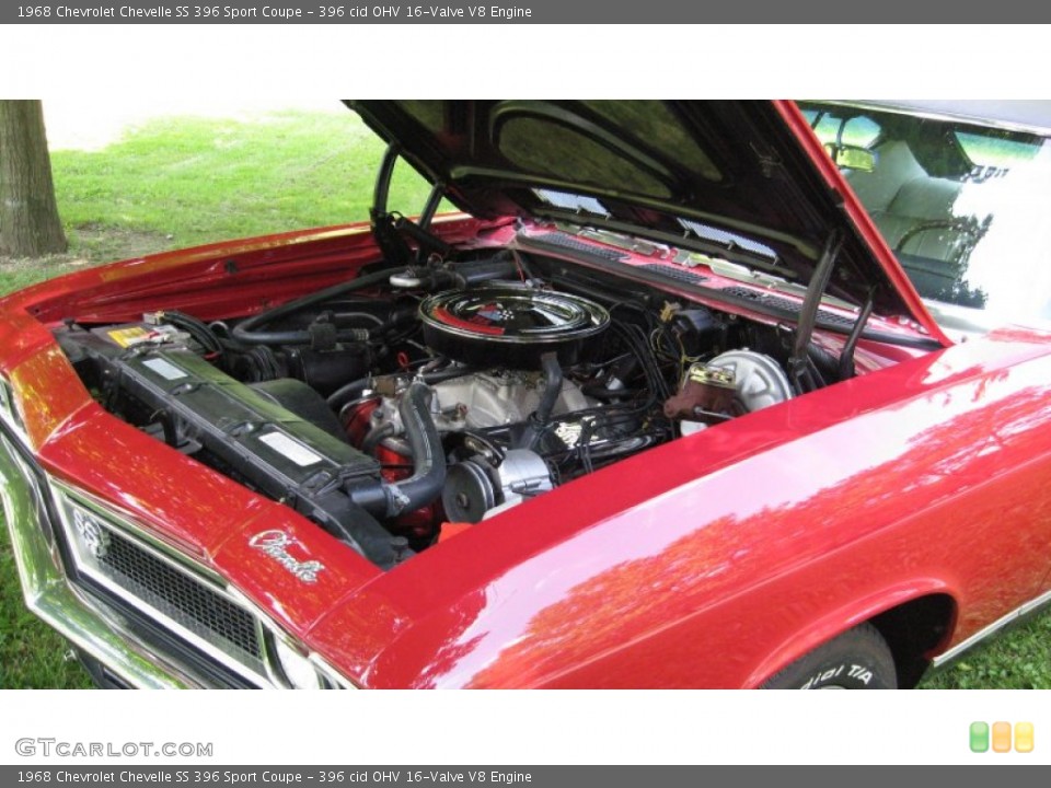 396 cid OHV 16-Valve V8 Engine for the 1968 Chevrolet Chevelle #57215392
