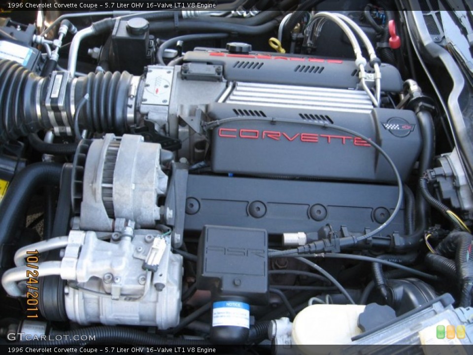 5.7 Liter OHV 16-Valve LT1 V8 Engine for the 1996 Chevrolet Corvette #57215489