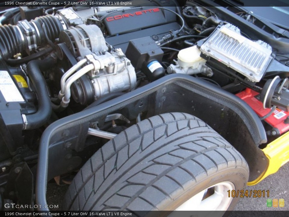 5.7 Liter OHV 16-Valve LT1 V8 Engine for the 1996 Chevrolet Corvette #57215501