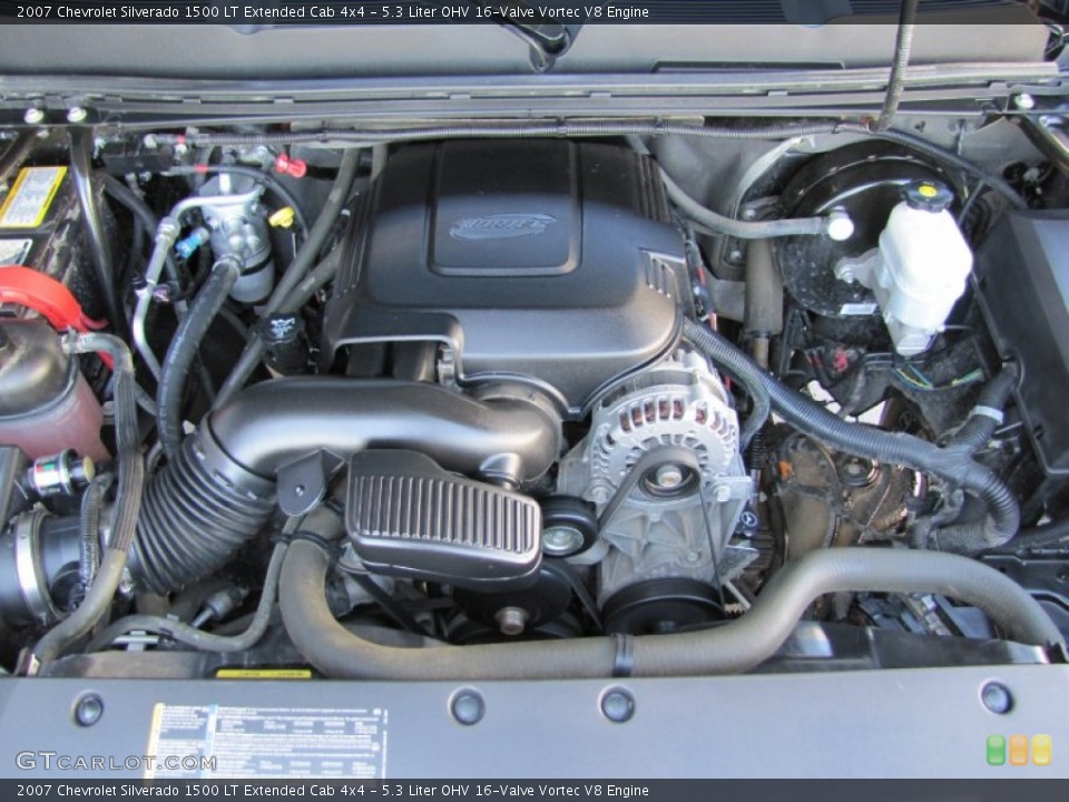 5.3 Liter OHV 16-Valve Vortec V8 Engine for the 2007 Chevrolet Silverado 1500 #57223091