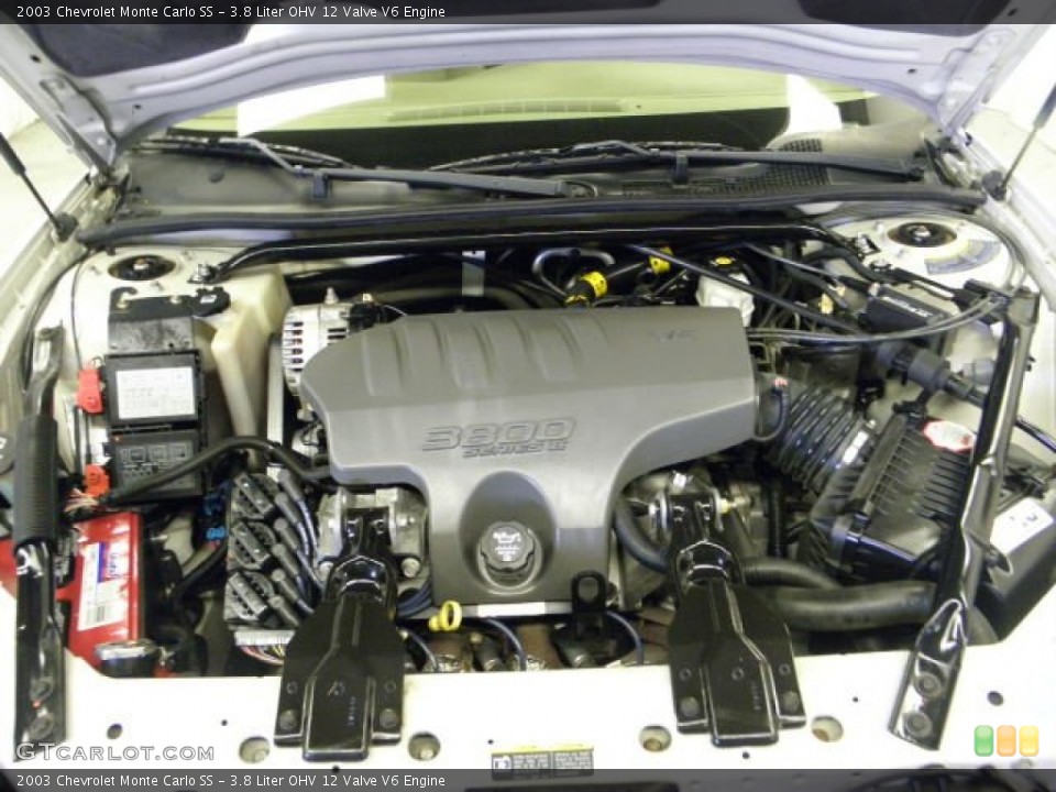 3.8 Liter OHV 12 Valve V6 Engine for the 2003 Chevrolet Monte Carlo #57226547