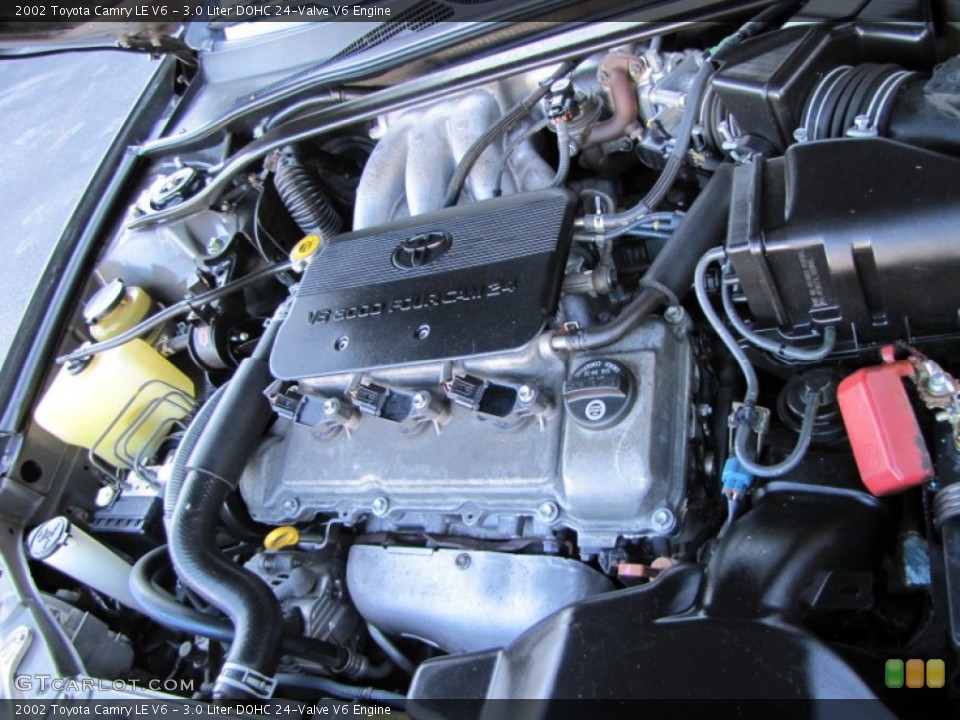 3.0 Liter DOHC 24-Valve V6 2002 Toyota Camry Engine
