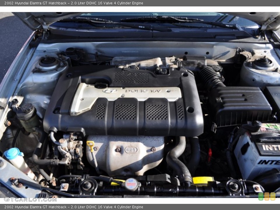 2.0 Liter DOHC 16 Valve 4 Cylinder Engine for the 2002 Hyundai Elantra #57258767