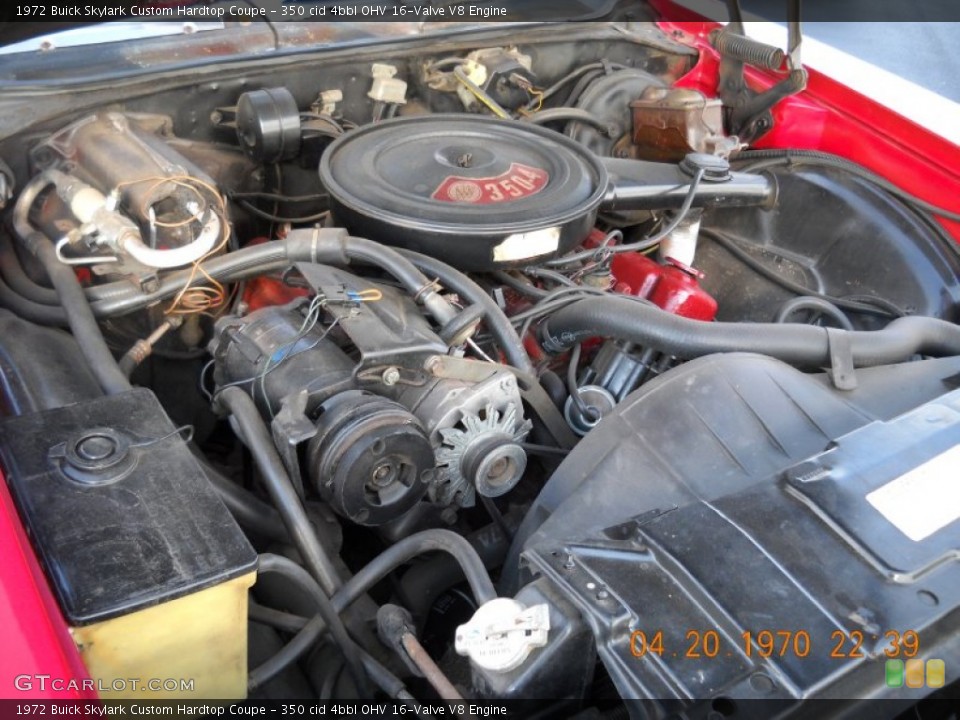 350 cid 4bbl OHV 16-Valve V8 Engine for the 1972 Buick Skylark #57269045