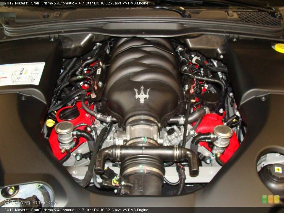 4.7 Liter DOHC 32-Valve VVT V8 Engine for the 2012 Maserati GranTurismo #57273693
