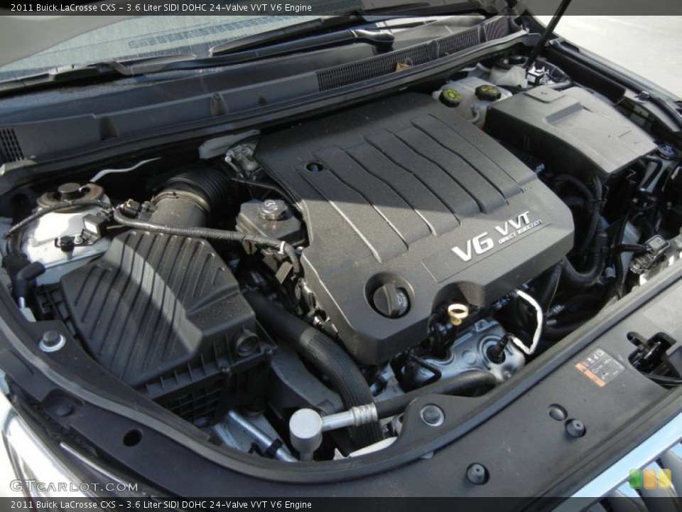 3.6 Liter SIDI DOHC 24-Valve VVT V6 Engine for the 2011 Buick LaCrosse #57277080