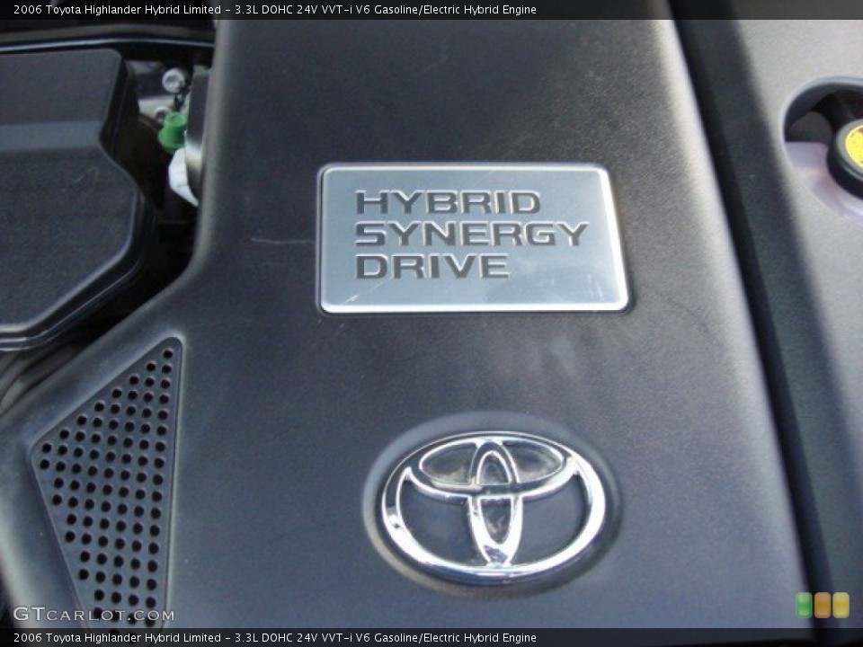 3.3L DOHC 24V VVT-i V6 Gasoline/Electric Hybrid Engine for the 2006 Toyota Highlander #57279480