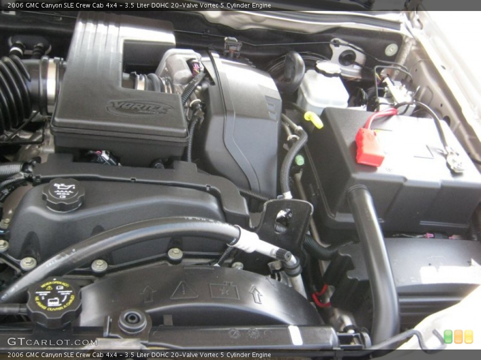 3.5 Liter DOHC 20-Valve Vortec 5 Cylinder Engine for the 2006 GMC Canyon #57280487