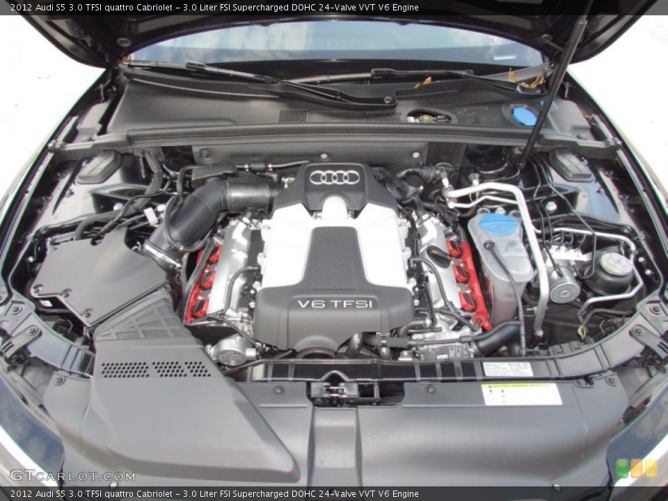3.0 Liter FSI Supercharged DOHC 24-Valve VVT V6 Engine for the 2012 Audi S5 #57284319