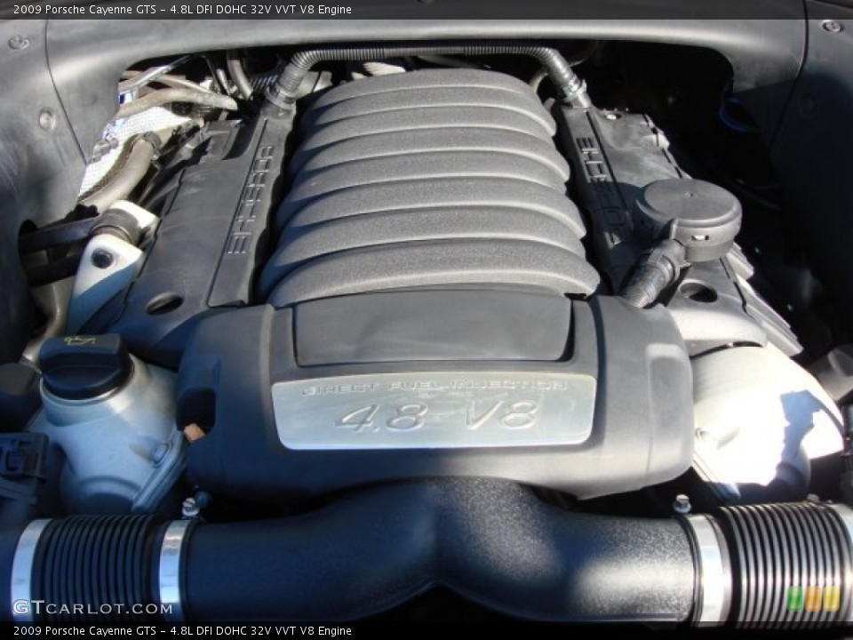 4.8L DFI DOHC 32V VVT V8 2009 Porsche Cayenne Engine
