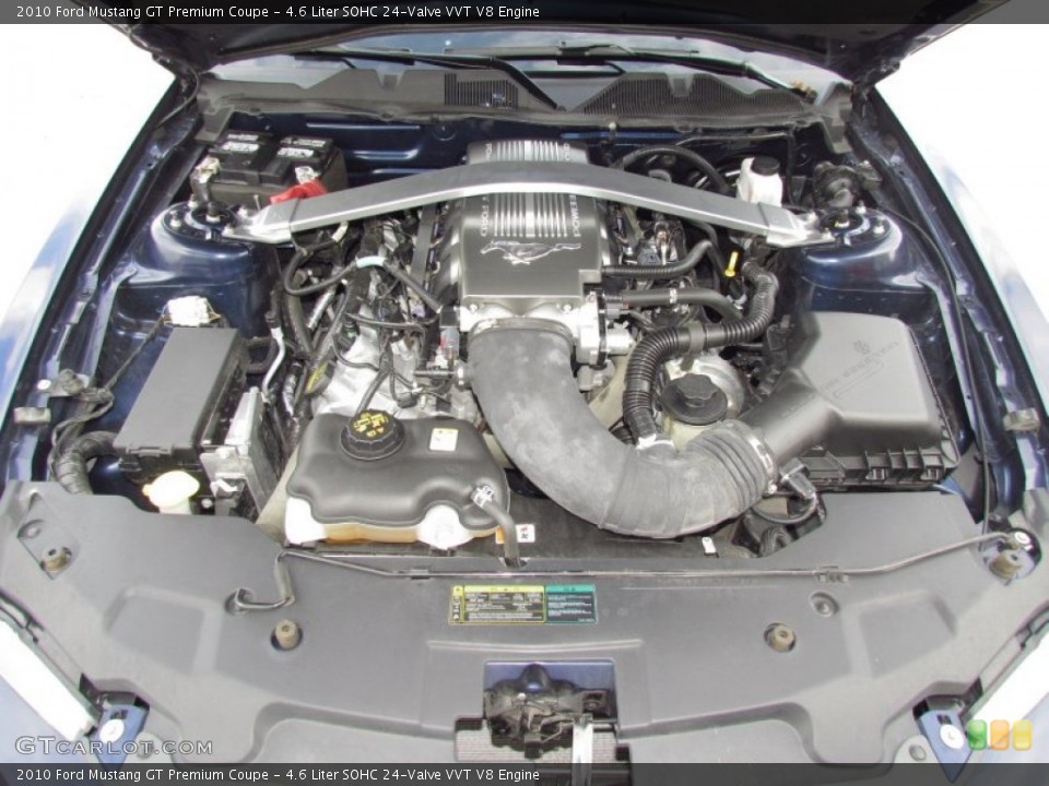4.6 Liter SOHC 24-Valve VVT V8 Engine for the 2010 Ford Mustang #57284517