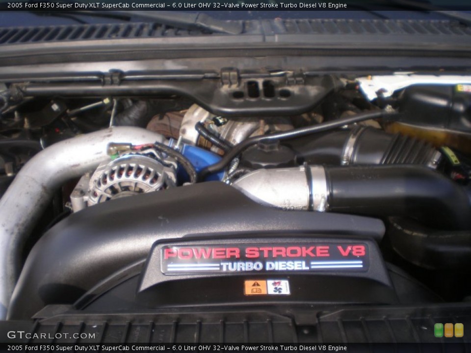 6.0 Liter OHV 32-Valve Power Stroke Turbo Diesel V8 Engine for the 2005 Ford F350 Super Duty #57287502
