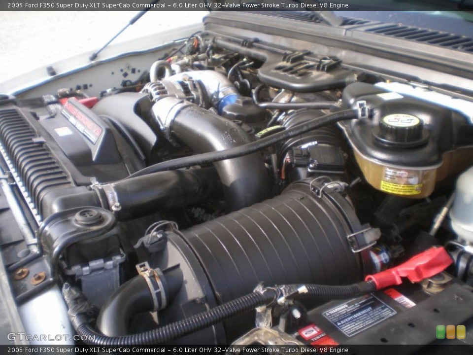 6.0 Liter OHV 32-Valve Power Stroke Turbo Diesel V8 Engine for the 2005 Ford F350 Super Duty #57287511