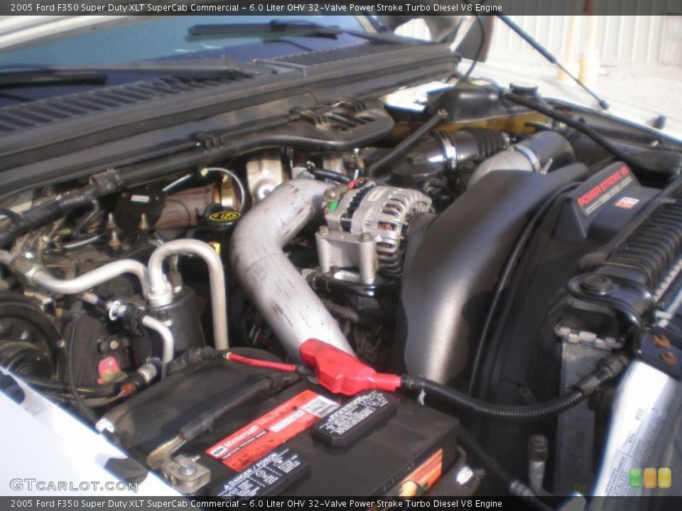 6.0 Liter OHV 32-Valve Power Stroke Turbo Diesel V8 Engine for the 2005 Ford F350 Super Duty #57287520