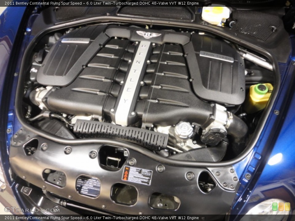 6.0 Liter Twin-Turbocharged DOHC 48-Valve VVT W12 Engine for the 2011 Bentley Continental Flying Spur #57290703