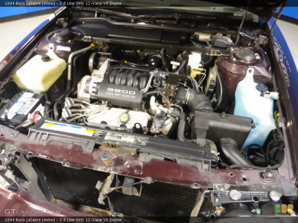 3.8 Liter OHV 12-Valve V6 Engine for the 1994 Buick LeSabre #57290949