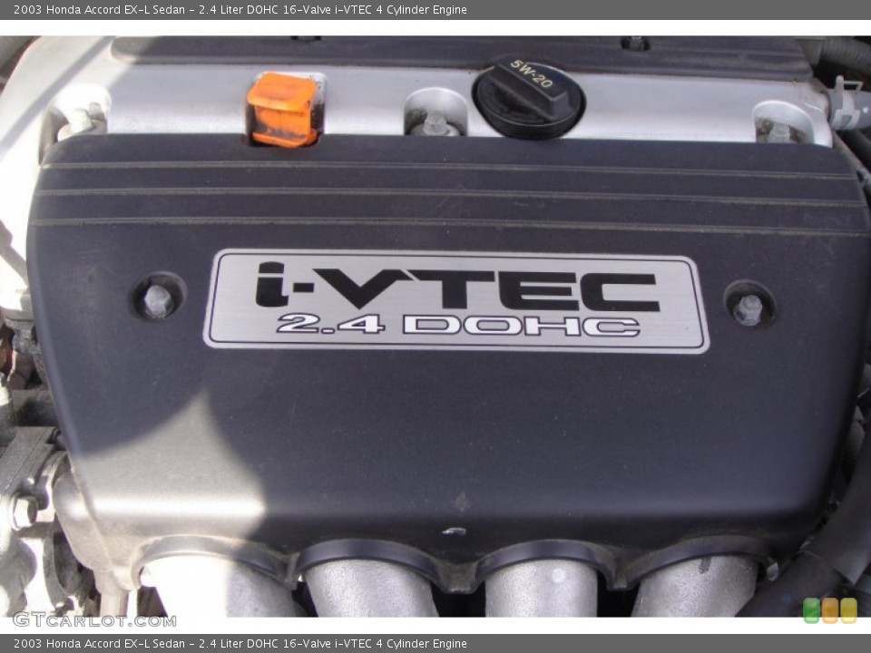 2.4 Liter DOHC 16-Valve i-VTEC 4 Cylinder Engine for the 2003 Honda Accord #57294663