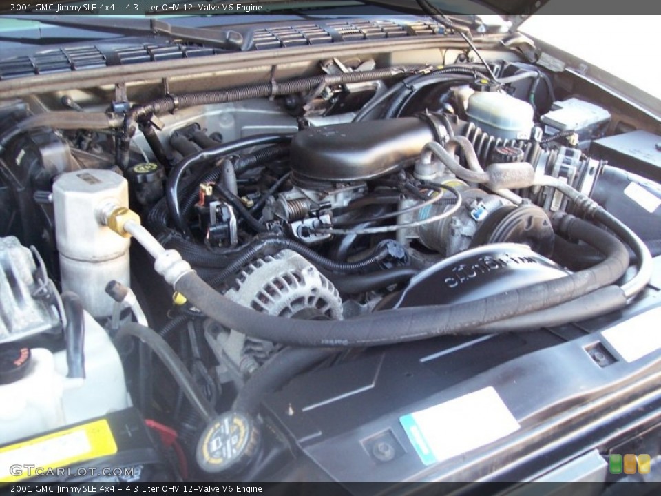 4.3 Liter OHV 12-Valve V6 Engine for the 2001 GMC Jimmy #57298926
