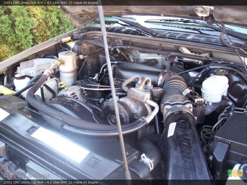 4.3 Liter OHV 12-Valve V6 Engine for the 2001 GMC Jimmy #57298935