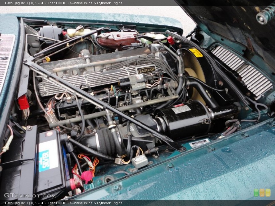 4.2 Liter DOHC 24-Valve Inline 6 Cylinder Engine for the 1985 Jaguar XJ #57302814