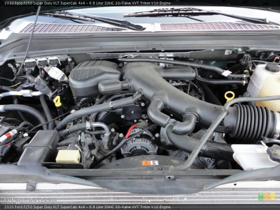 6.8 Liter SOHC 30-Valve VVT Triton V10 Engine for the 2010 Ford F250 Super Duty #57305568