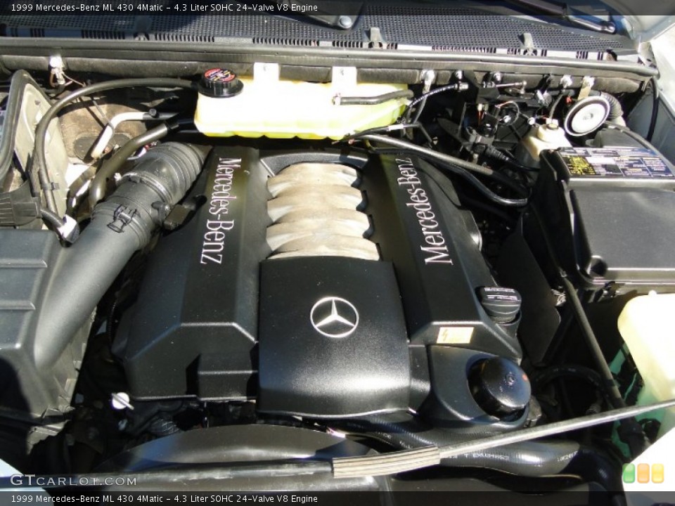 4.3 Liter SOHC 24-Valve V8 1999 Mercedes-Benz ML Engine