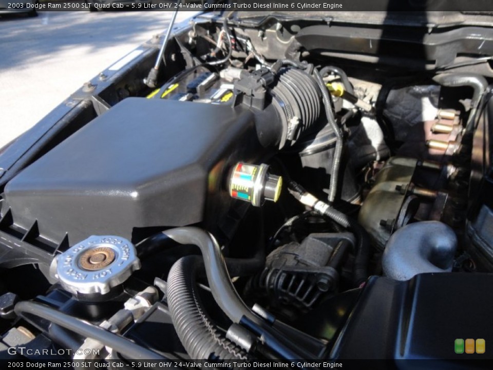 5.9 Liter OHV 24-Valve Cummins Turbo Diesel Inline 6 Cylinder Engine for the 2003 Dodge Ram 2500 #57314569