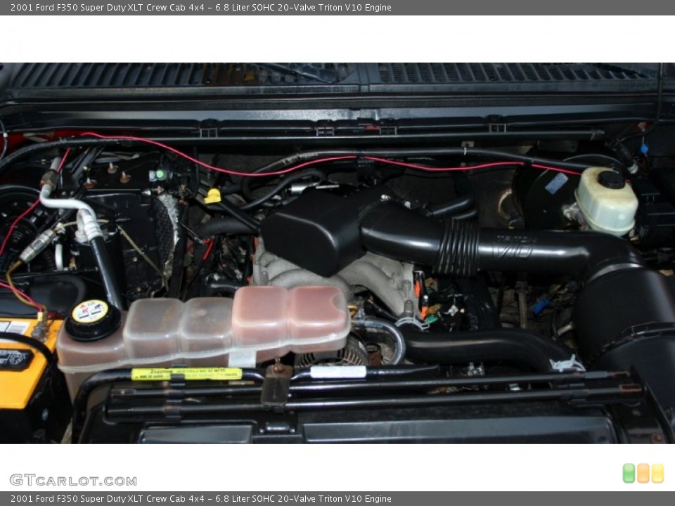 6.8 Liter SOHC 20-Valve Triton V10 Engine for the 2001 Ford F350 Super Duty #57315598
