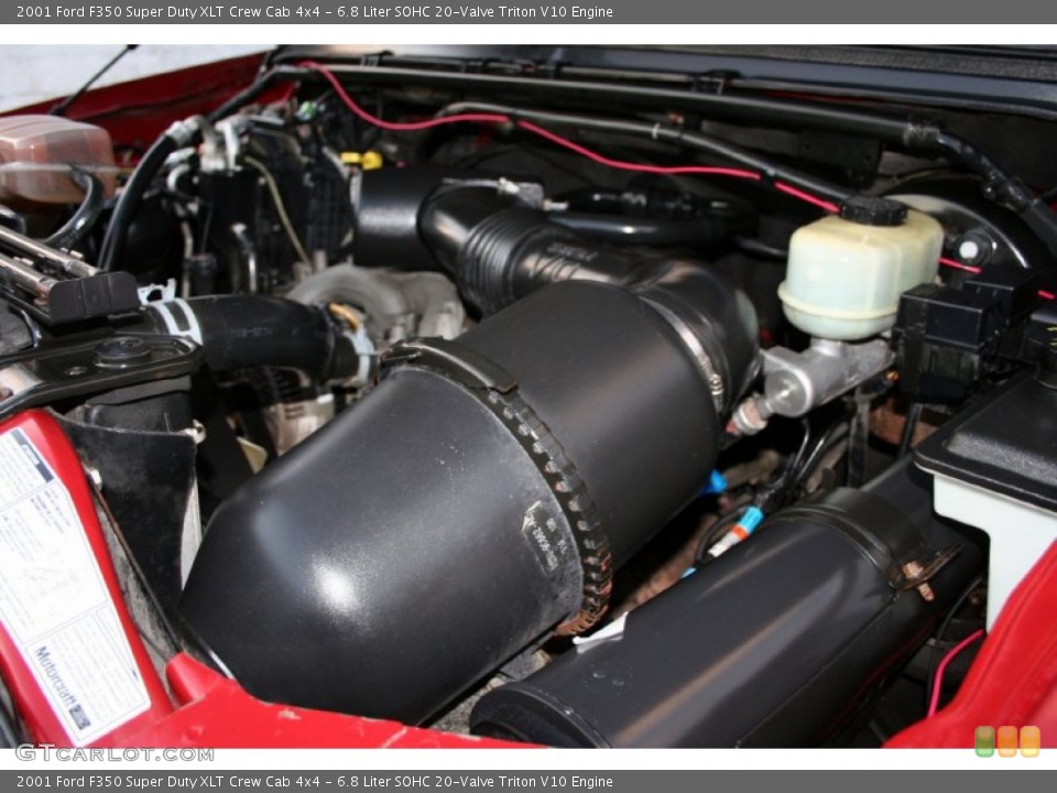 6.8 Liter SOHC 20-Valve Triton V10 Engine for the 2001 Ford F350 Super Duty #57315607