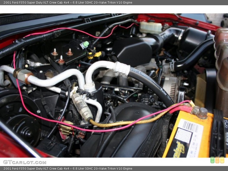 6.8 Liter SOHC 20-Valve Triton V10 Engine for the 2001 Ford F350 Super Duty #57315614