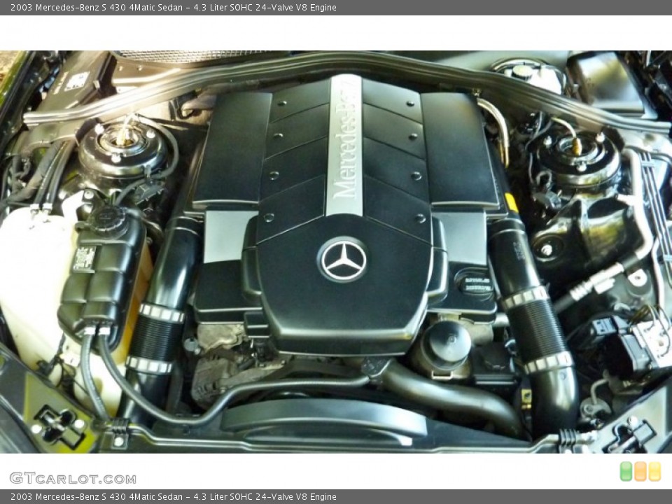 4.3 Liter SOHC 24-Valve V8 2003 Mercedes-Benz S Engine
