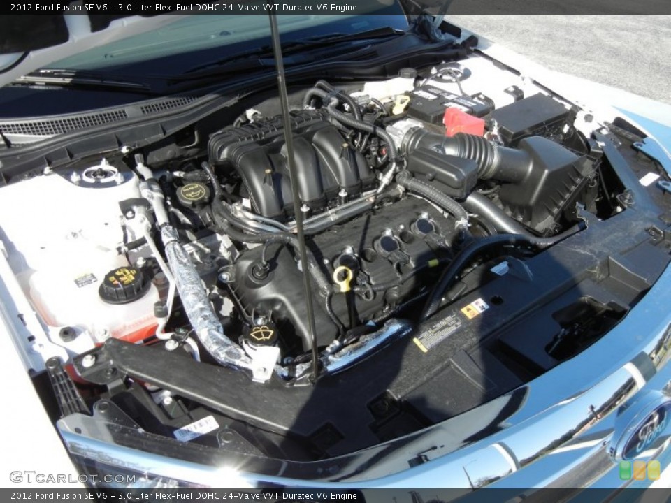3.0 Liter Flex-Fuel DOHC 24-Valve VVT Duratec V6 Engine for the 2012 Ford Fusion #57332598