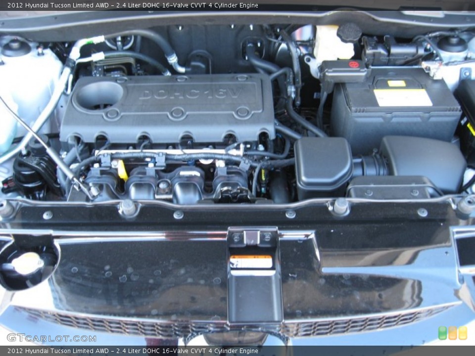 2.4 Liter DOHC 16-Valve CVVT 4 Cylinder Engine for the 2012 Hyundai Tucson #57340504