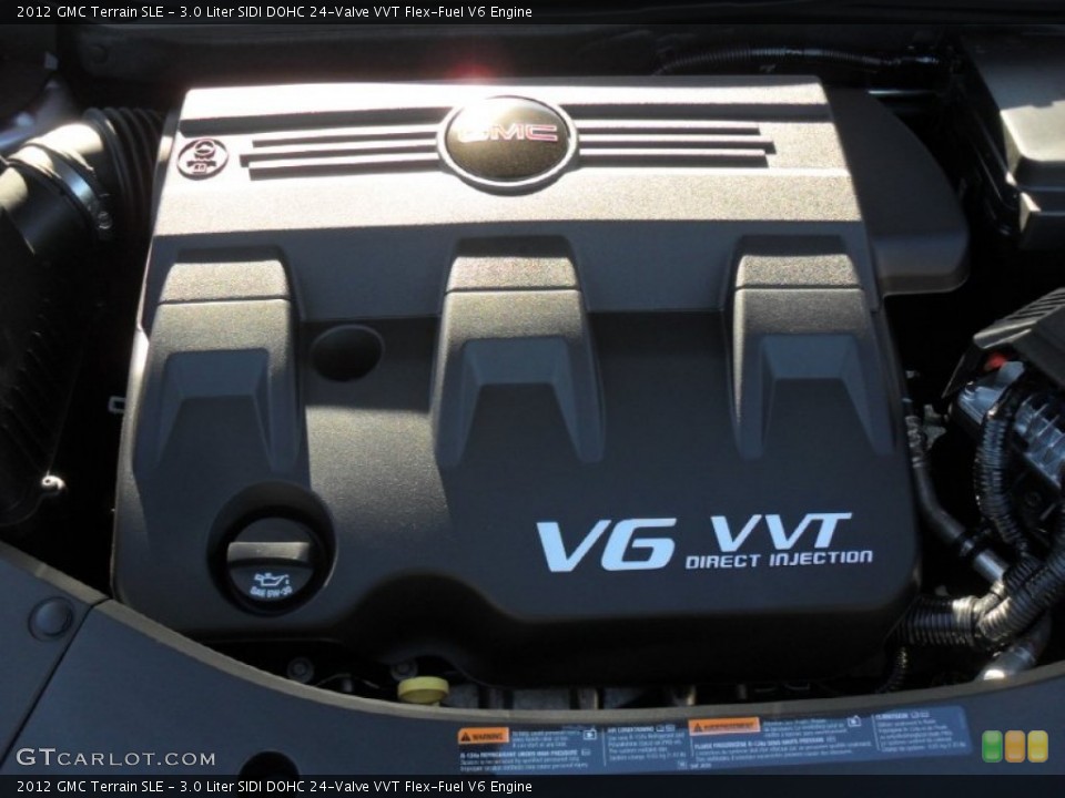 3.0 Liter SIDI DOHC 24-Valve VVT Flex-Fuel V6 Engine for the 2012 GMC Terrain #57346711