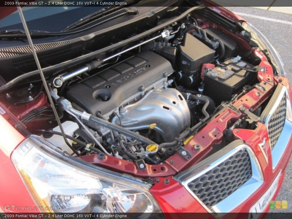 2.4 Liter DOHC 16V VVT-i 4 Cylinder Engine for the 2009 Pontiac Vibe #57349008