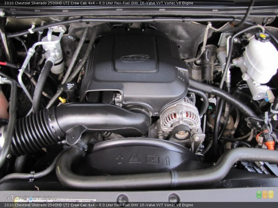 6.0 Liter Flex-Fuel OHV 16-Valve VVT Vortec V8 Engine for the 2010 Chevrolet Silverado 2500HD #57349182