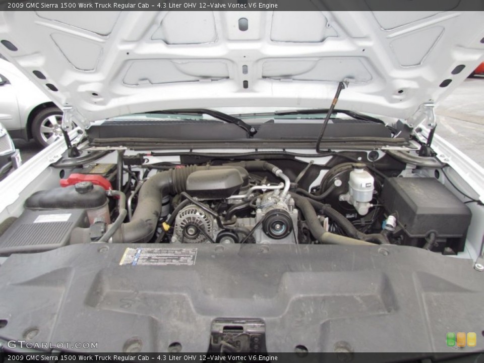 4.3 Liter OHV 12-Valve Vortec V6 Engine for the 2009 GMC Sierra 1500 #57350422