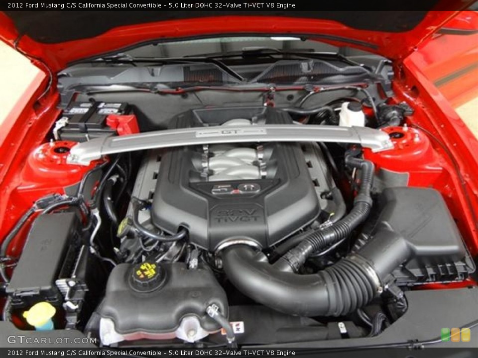 5.0 Liter DOHC 32-Valve Ti-VCT V8 Engine for the 2012 Ford Mustang #57363779