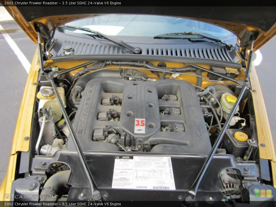 3.5 Liter SOHC 24-Valve V6 Engine for the 2002 Chrysler Prowler #57363929