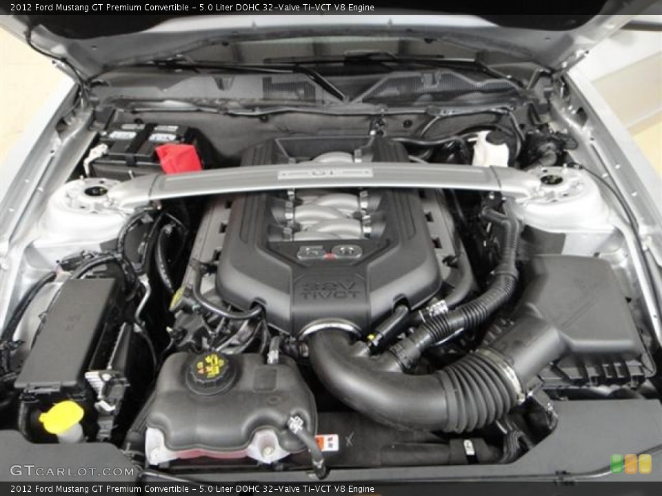 5.0 Liter DOHC 32-Valve Ti-VCT V8 Engine for the 2012 Ford Mustang #57365183