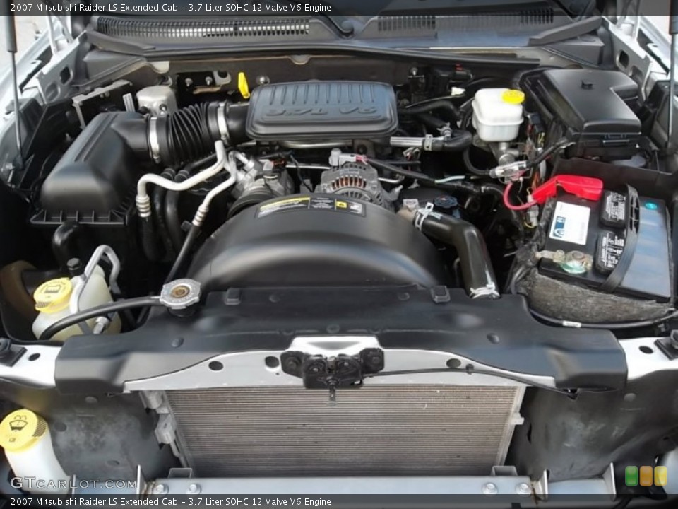 3.7 Liter SOHC 12 Valve V6 Engine for the 2007 Mitsubishi Raider #57368918
